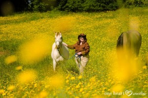 In a field of wildflowers