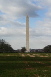 Across the Mall looking in the other direction - Washington Monument