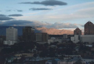 The Sandia Mountains are well named