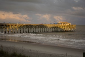 The pier after a storm