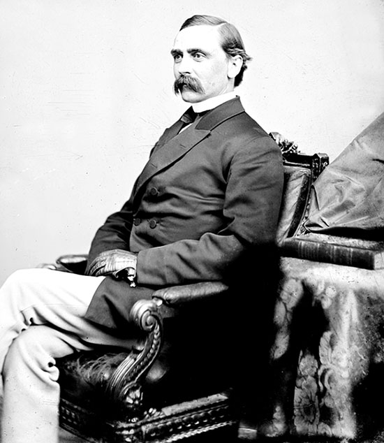 A Victorian man sitting in a chair
